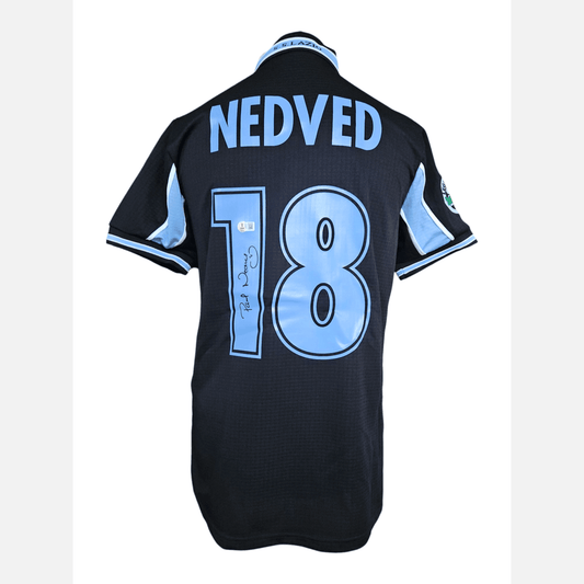 PAVEL NEDVED signed soccer jersey BECKETT certificate S.S. Lazio Jersey