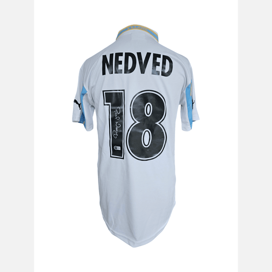 PAVEL NEDVED signed soccer jersey BECKETT certificate S.S. Lazio Jersey