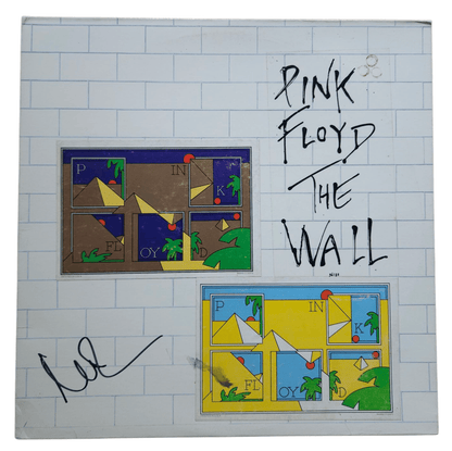 Autograf PINK FLOYD - NICK MASON Certyfikat ACOA Płyta winylowa The Wall