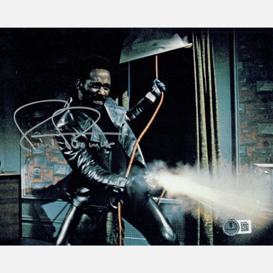 RICHARD ROUNDTREE autograph BECKETT signed 8x10 photography SHAFT 8x10