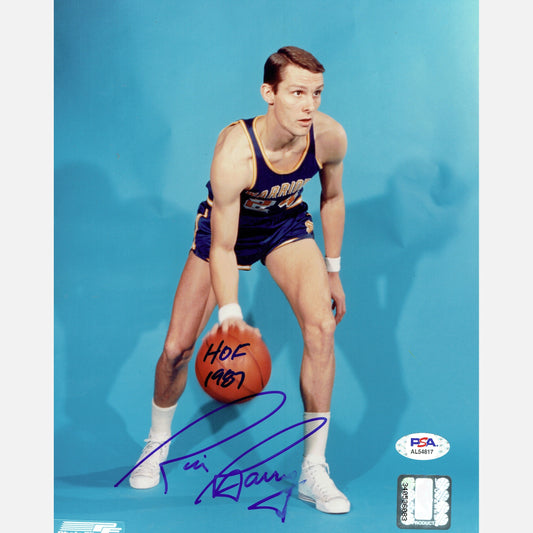 Autograf RICK BARRY Certyfikat PSA 20x25 cm NBA