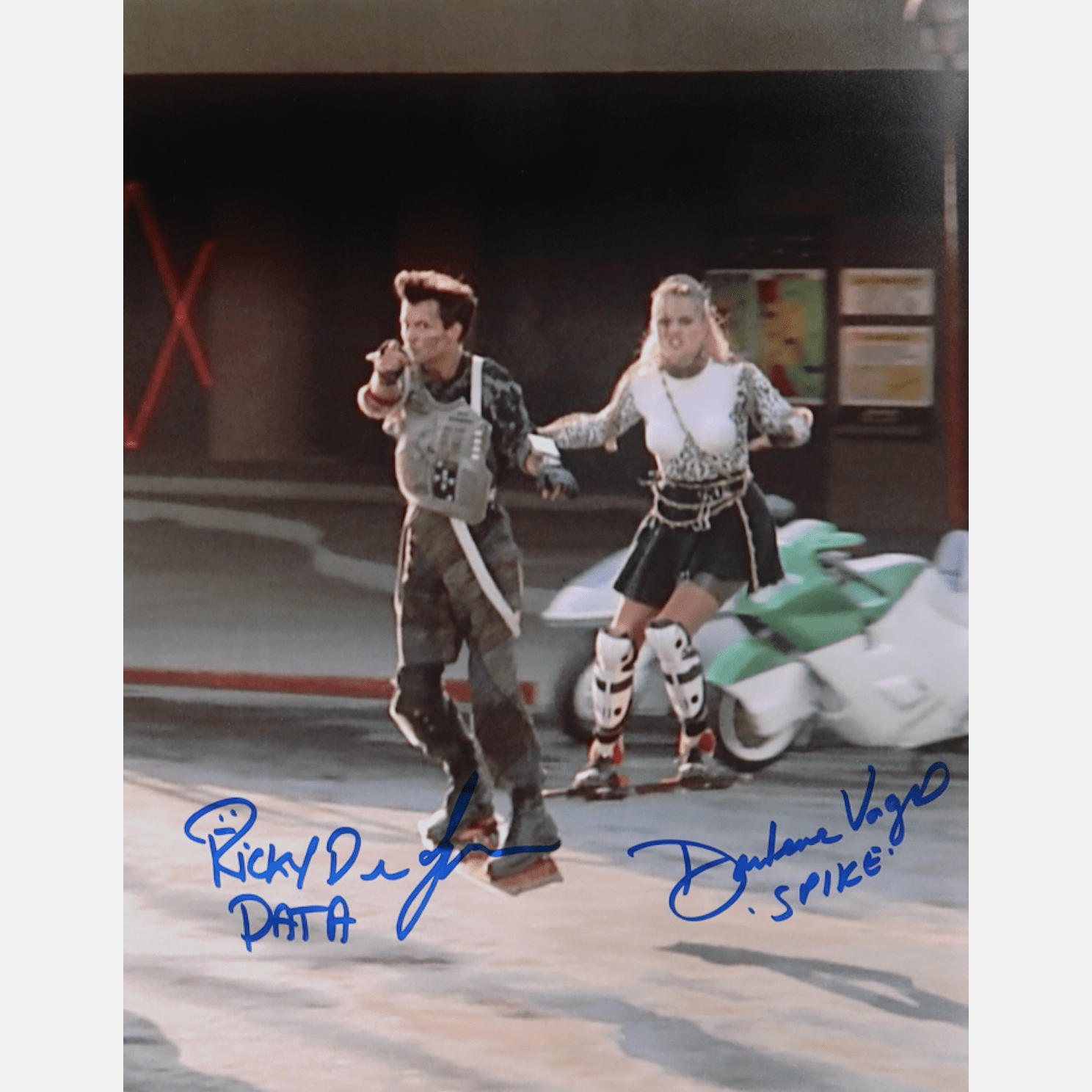 RICKY DEAN LOGAN and DARLENE VOGEL autographs ACOA signed 11x14 photography Back to the Future 11X14