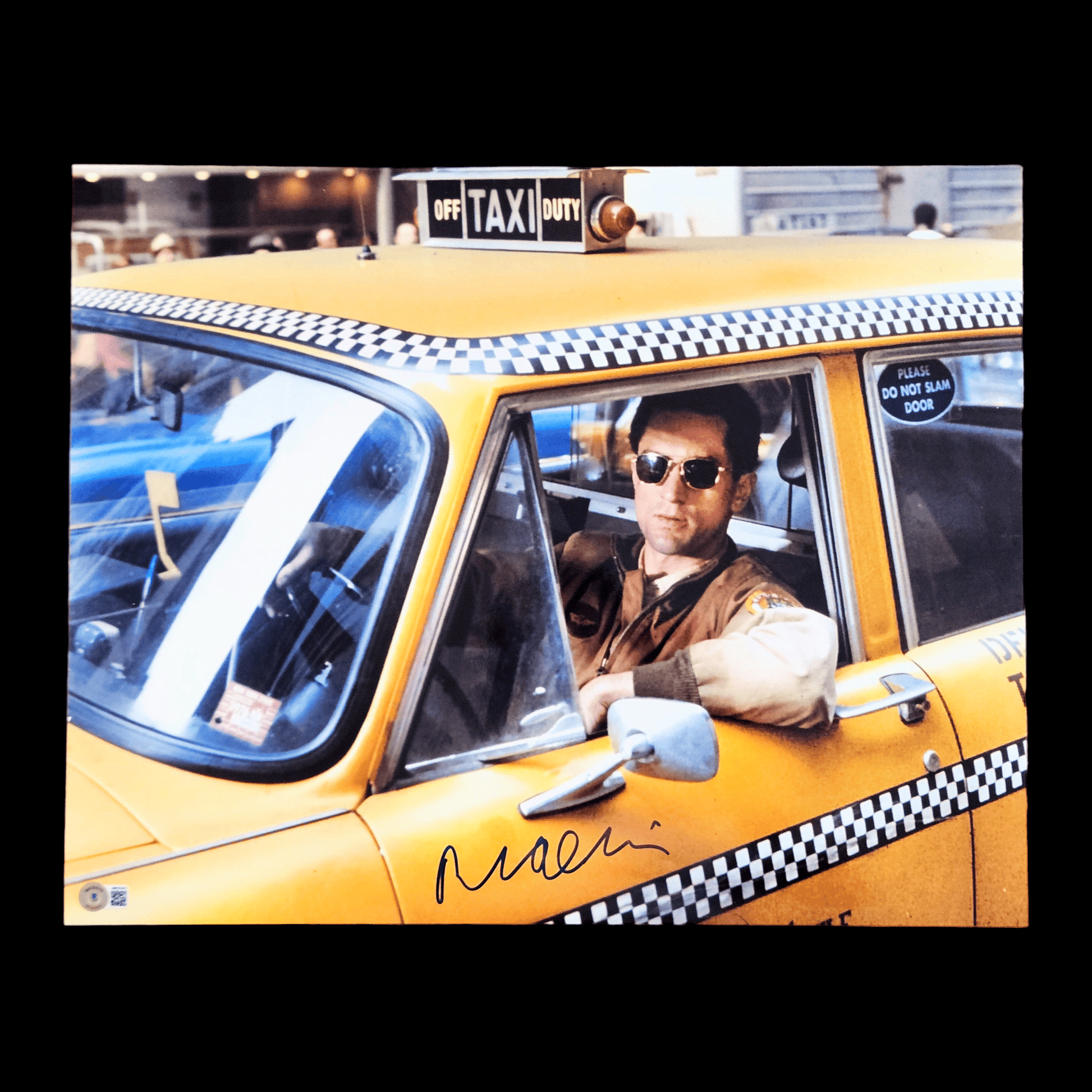 ROBERT DE NIRO autograph BECKETT & ACOA signed 16x20 photography TAXI DRIVER 16x20