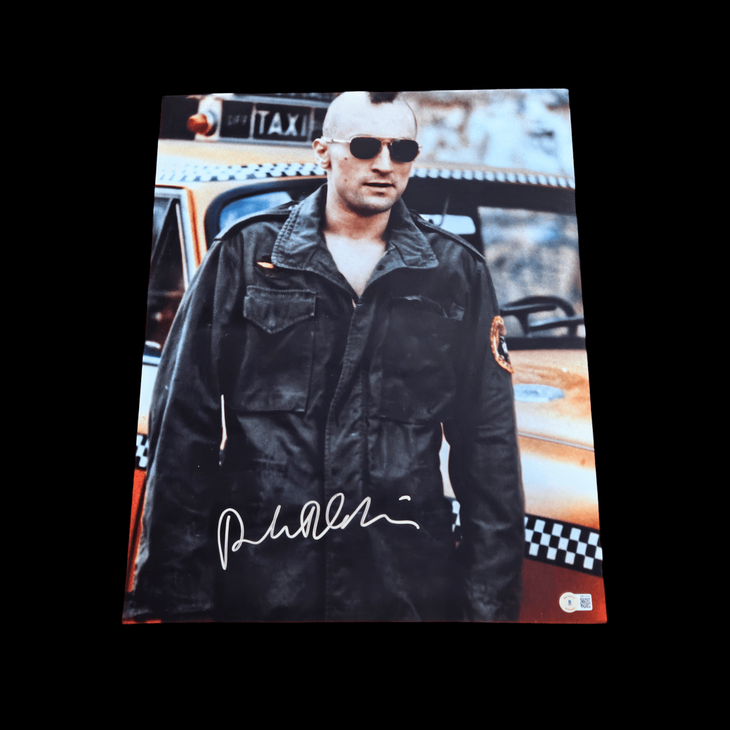 ROBERT DE NIRO autograph BECKETT signed 16x20 photography TAXI DRIVER 16x20
