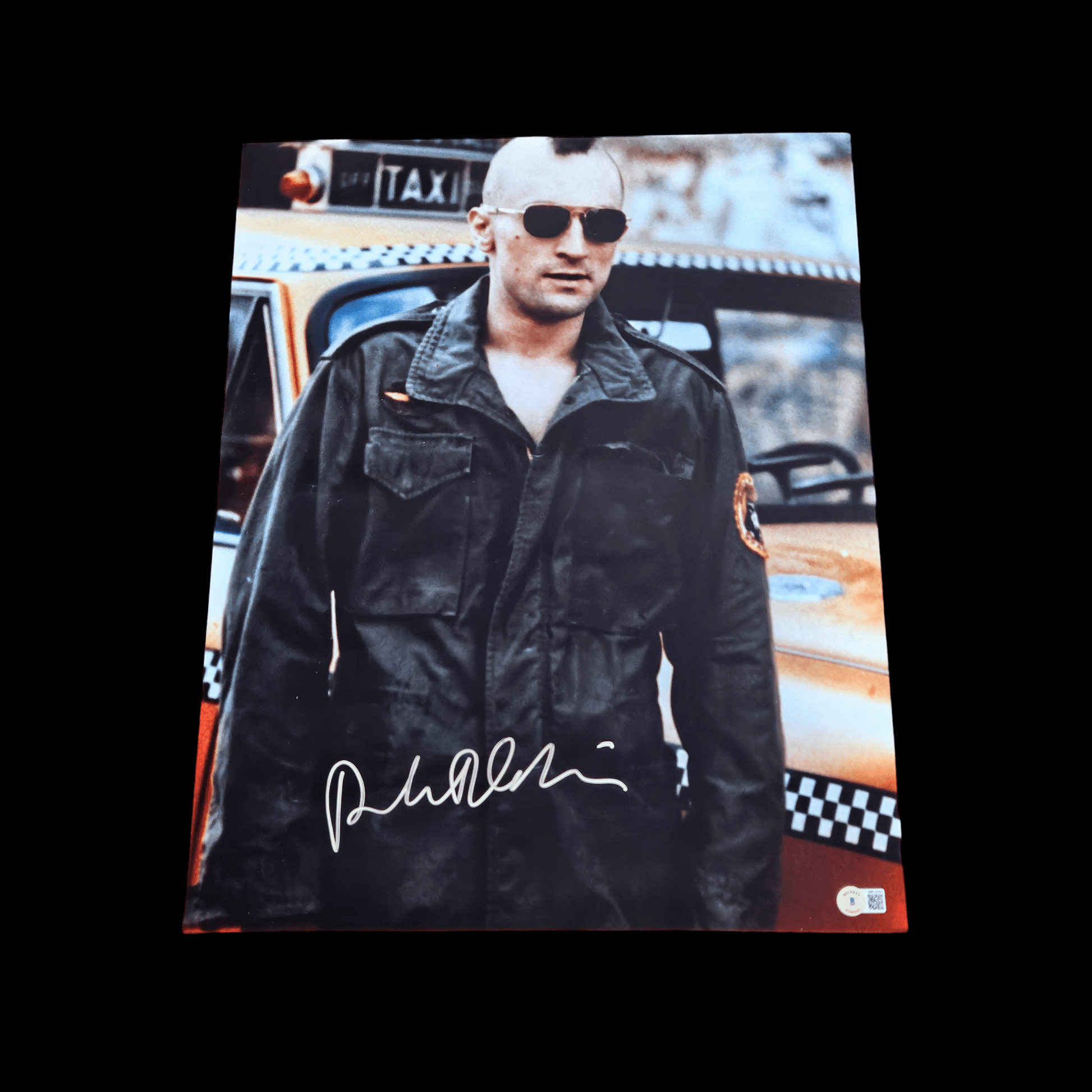 ROBERT DE NIRO autograph BECKETT signed 16x20 photography TAXI DRIVER 16x20