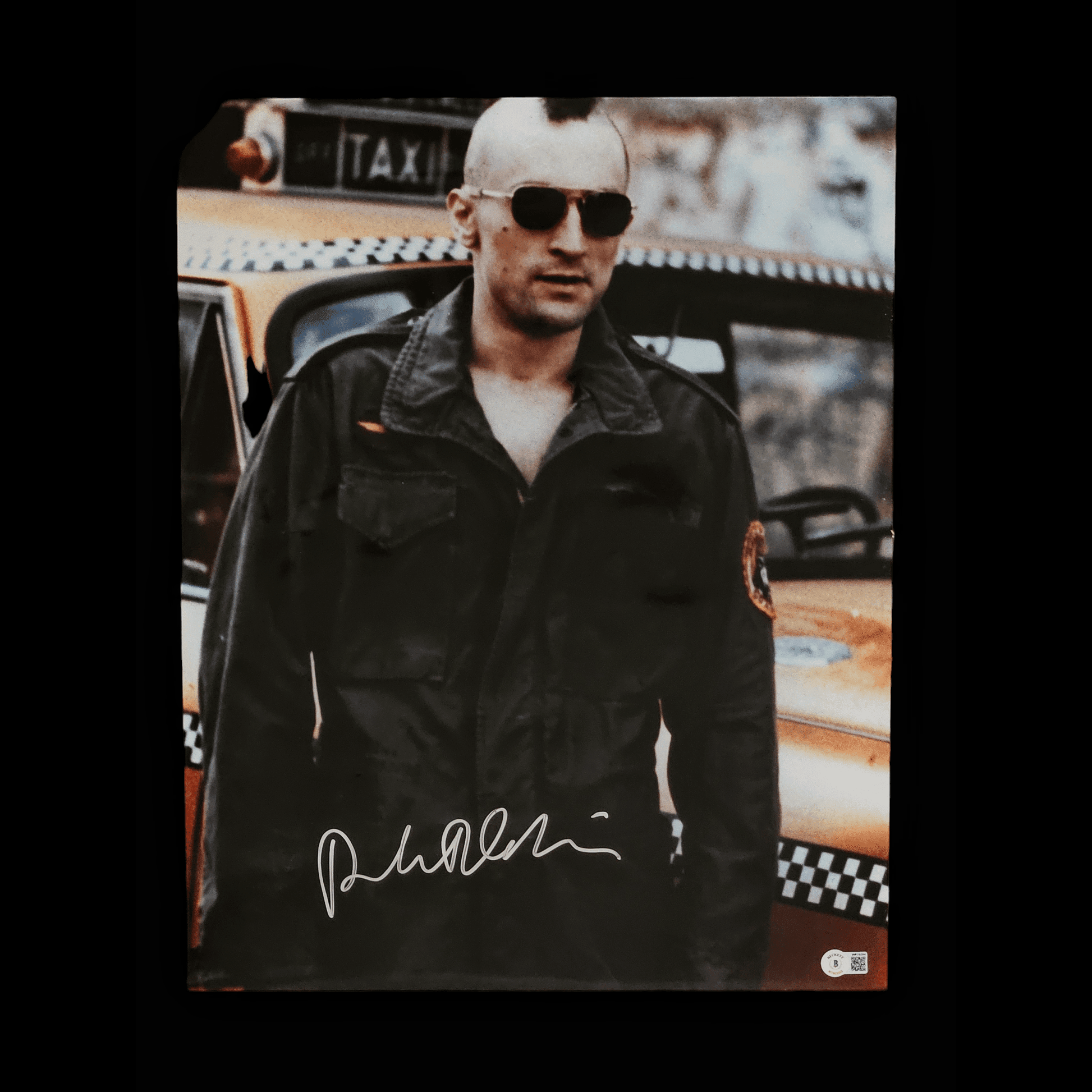 ROBERT DE NIRO autograph BECKETT signed 16x20 photography TAXI DRIVER 16x20