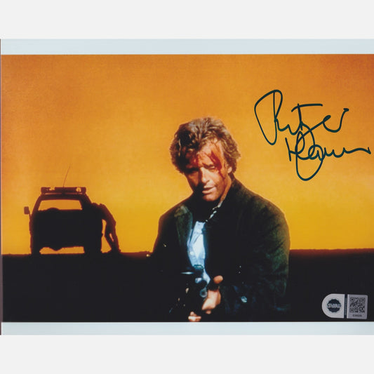 RUTGER HAUER autograph SWAU signed 8x10 photography The Hitcher 8x10
