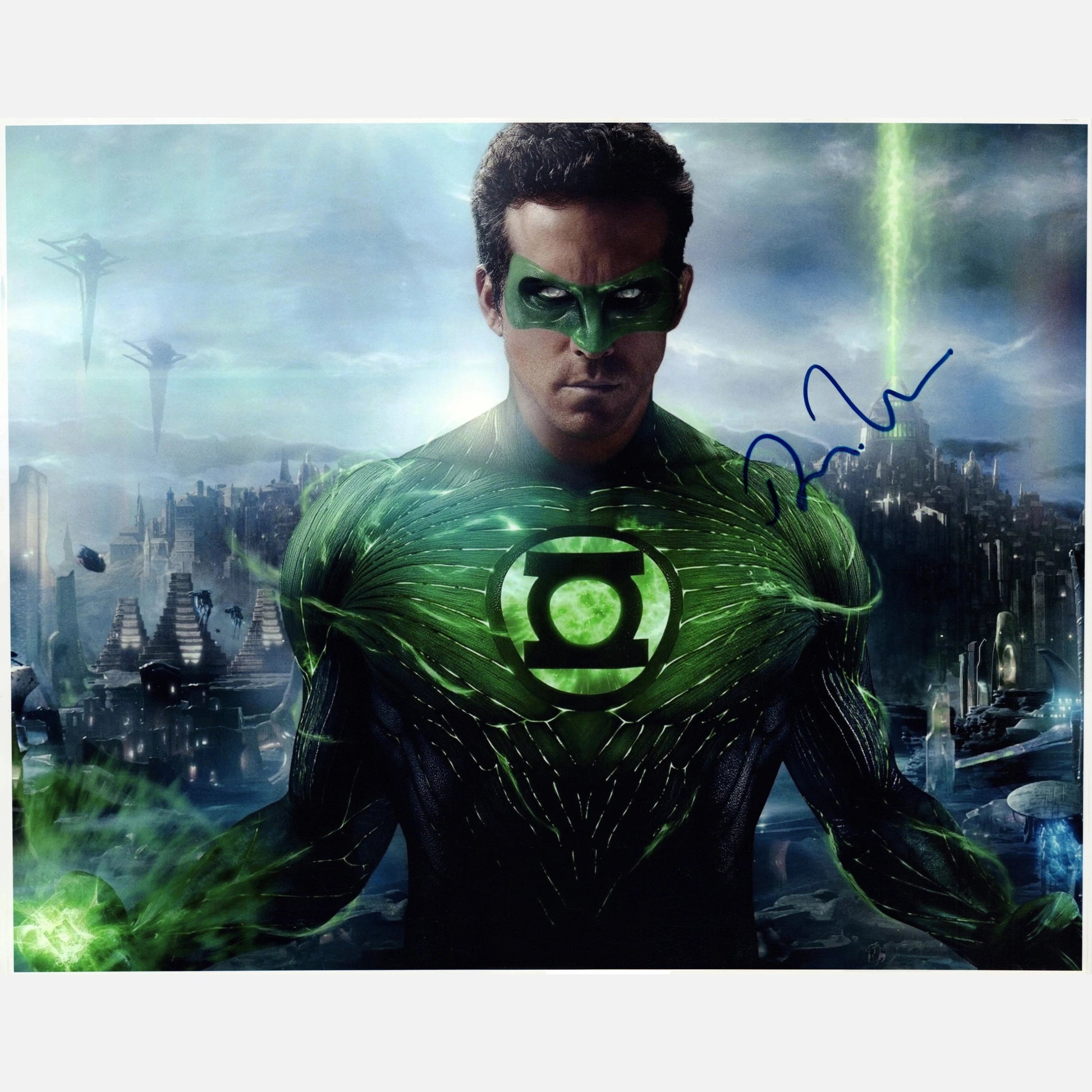 RYAN REYNOLDS autograph ACOA signed 16x20 poster GREEN LANTERN 16x20
