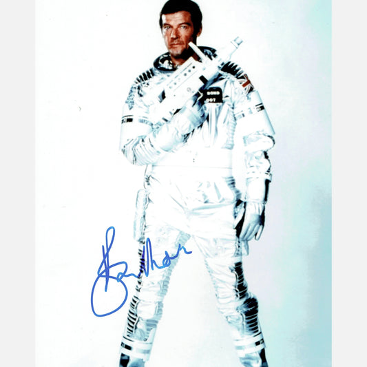 Autograf ROGER MOORE Certyfikat ACOA 20x25 cm JAMES BOND 007