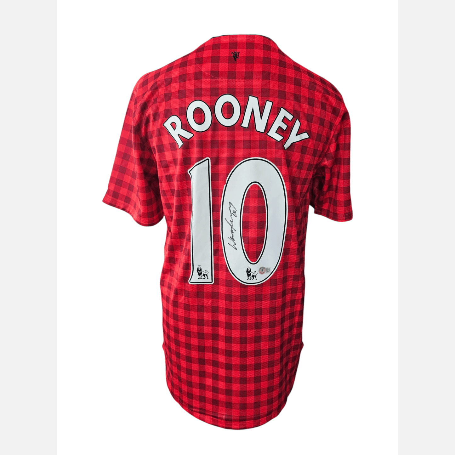 Autograf WAYNE ROONEY na koszulce piłkarskiej Certyfikat BECKETT Manchester United