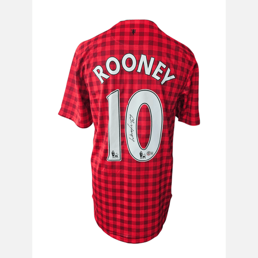 Autograf WAYNE ROONEY na koszulce piłkarskiej Certyfikat BECKETT Manchester United