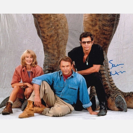 SAM NEILL autograph ACOA signed 8x10 photography Jurassic Park 8x10