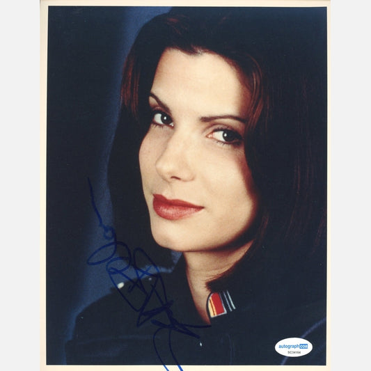 SANDRA BULLOCK autograph ACOA signed 8x10 photography DEMOLITION MAN 8x10