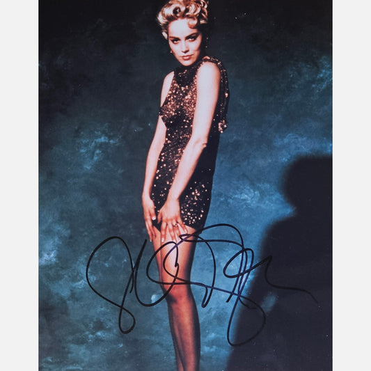 Autograf SHARON STONE Certyfikat ACOA 20x25 cm BASIC INSTINCT