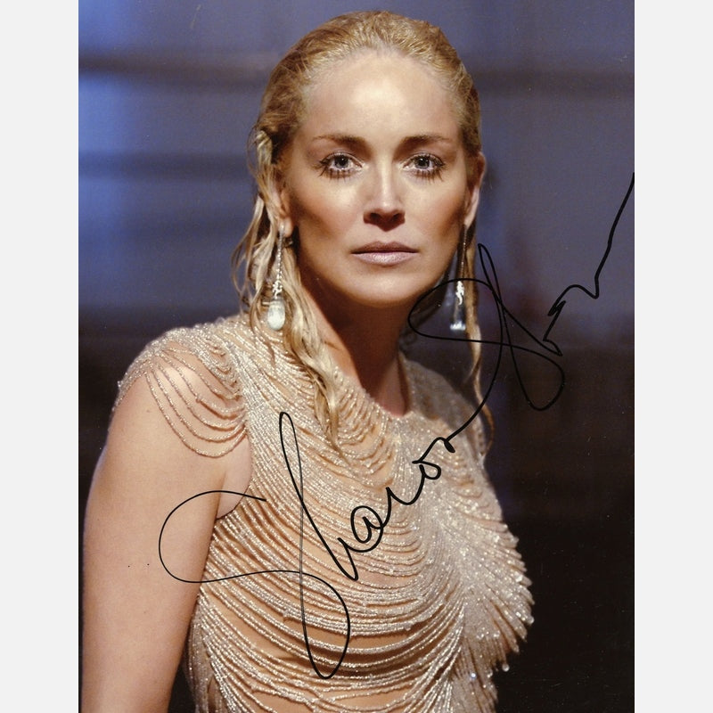 Autograf SHARON STONE Certyfikat ACOA 20x25 cm BASIC INSTINCT 2