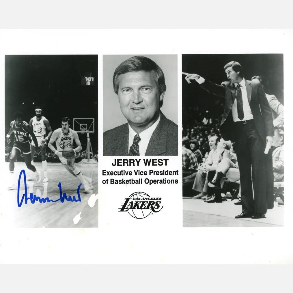 Autograf JERRY WEST Certyfikat ACOA 20x25 cm NBA