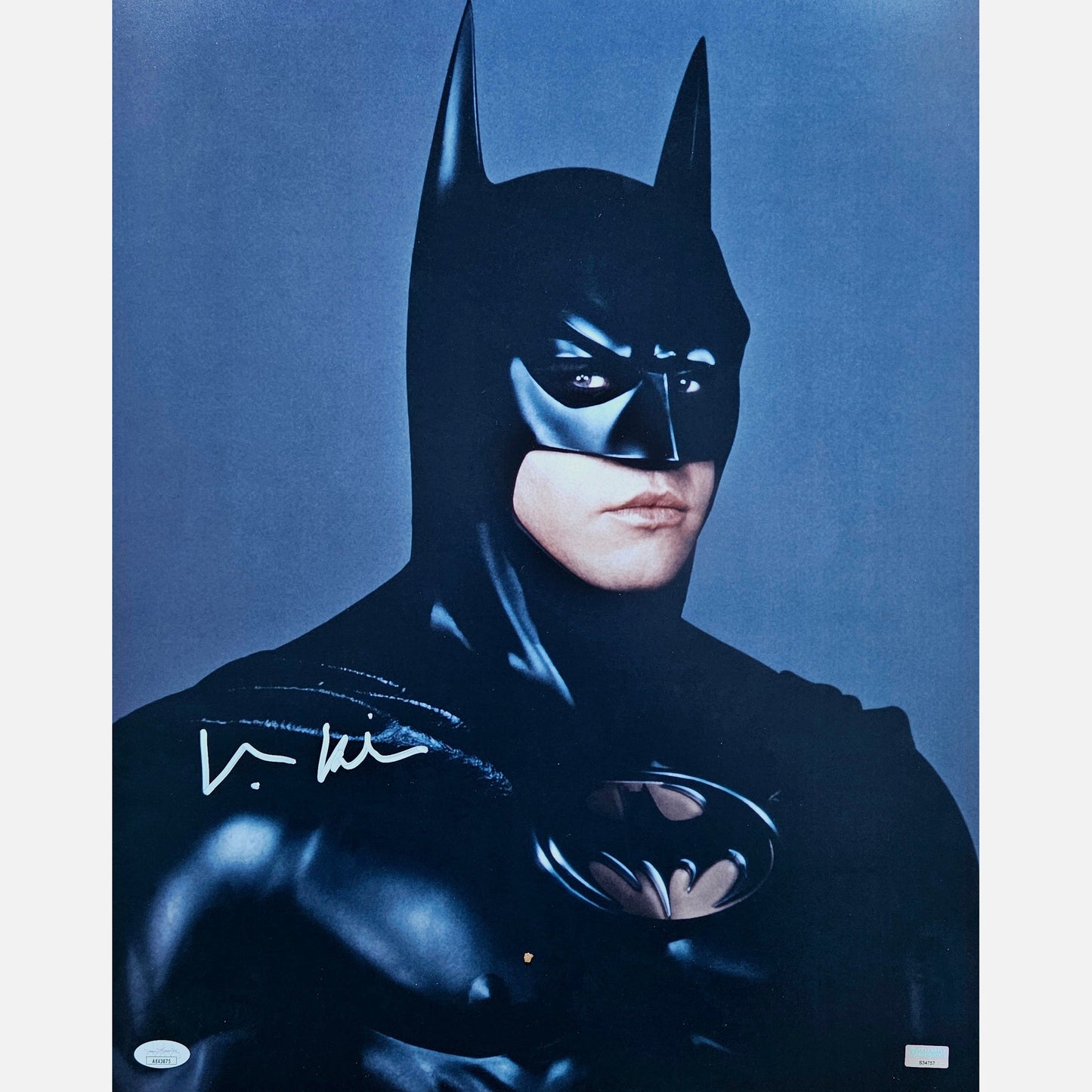 Autograf VAL KILMER Certyfikat JSA 40x50 cm BATMAN