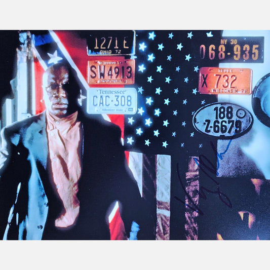 Autograf VING RHAMES Certyfikat ACOA 20x25 cm PULP FICTION