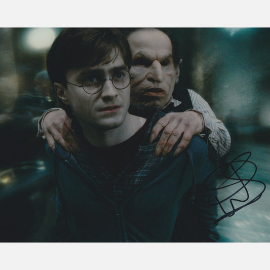 Autograf WARWICK DAVIS Certyfikat ACOA 20x25 cm HARRY POTTER