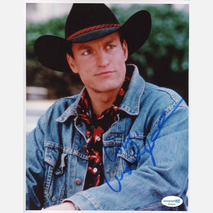 Autograf WOODY HARRELSON Certyfikat ACOA 20x25 cm