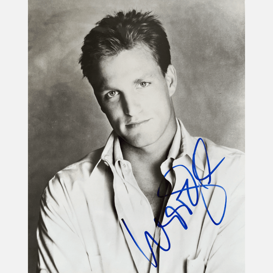 Autograf WOODY HARRELSON Certyfikat ACOA 20x25 cm